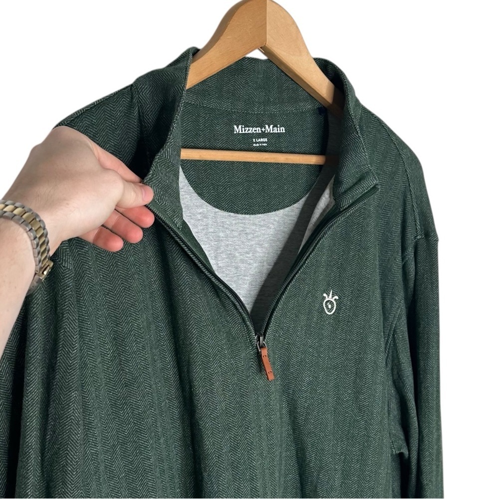 Mizzen+Main Quarter Zip Pullover Sweater - Picture 3 of 6